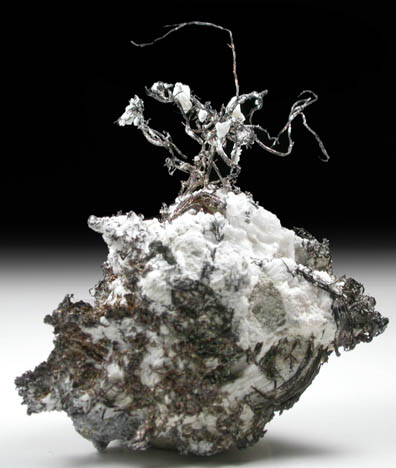 Silver (wire crystals) from New Nevada Mine, Andres del Rio District, Batopilas, Chihuahua, Mexico