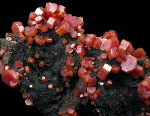 Vanadinite from Mibladen, Haute Moulouya Basin, Zeida-Aouli-Mibladen belt, Midelt Province, Morocco