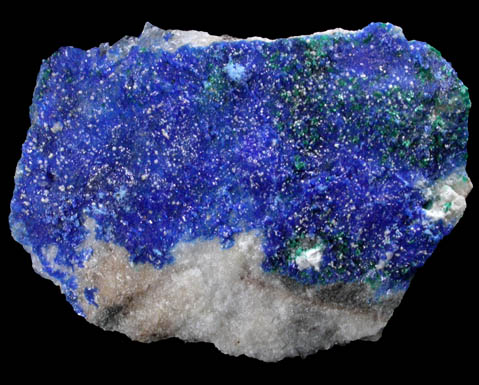 Linarite with Brochantite from Blanchard Mine, Hansonburg District, 8.5 km south of Bingham, Socorro County, New Mexico