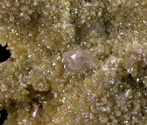 Mimetite with Calcite from Mina Ojuela, Mapimi, Durango, Mexico