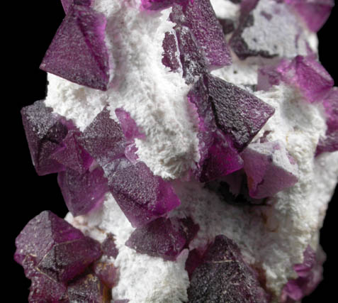 Fluorite on Quartz from Pine Canyon Deposit, Burro Mountains District, Grant County, New Mexico