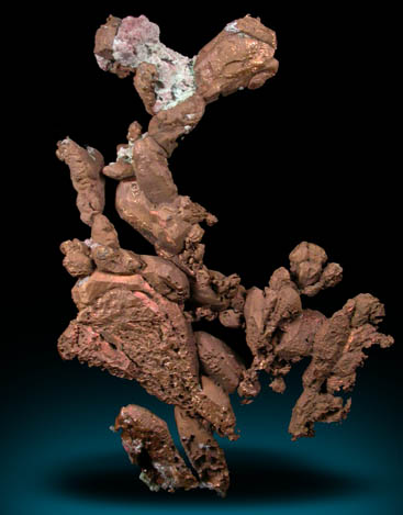 Copper (crystallized) from Cornelia Mine, Ajo, Pima County, Arizona