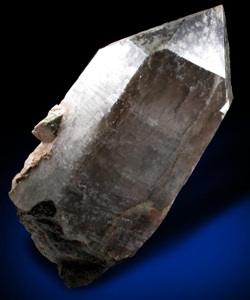 Quartz var. Smoky Quartz from Hobbs Brook, east slope of Blue Mountain, Albany, Carroll County, New Hampshire