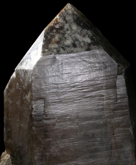 Quartz var. Smoky Quartz from Hobbs Brook, east slope of Blue Mountain, Albany, Carroll County, New Hampshire