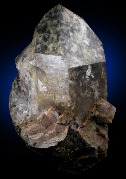 Quartz var. Smoky Quartz from Hobbs Brook, east slope of Blue Mountain, Albany, Carroll County, New Hampshire