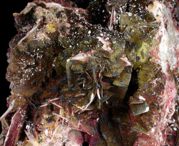 Barite with Smithsonite from Kelly Mine, Magdalena District, Socorro County, New Mexico