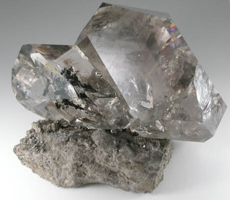 Quartz var. Herkimer Diamond from Middleville, Herkimer County, New York