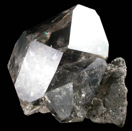 Quartz var. Herkimer Diamond from Middleville, Herkimer County, New York