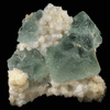 Fluorite with Quartz from Xianghualing-Xianghuapu Mines, Hunan, China