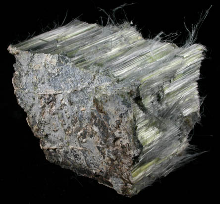 Clinochrysotile from Thetford Mines, Québec, Canada