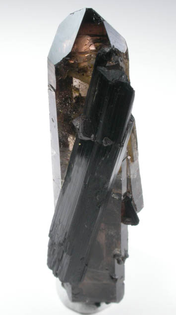 Arfvedsonite and Smoky Quartz with Zircon from Hurricane Mountain, east of Intervale, Carroll County, New Hampshire