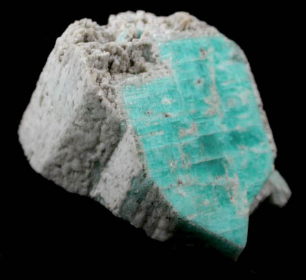 Microcline var. Amazonite from Black Cap Mountain, east of North Conway, Carroll County, New Hampshire