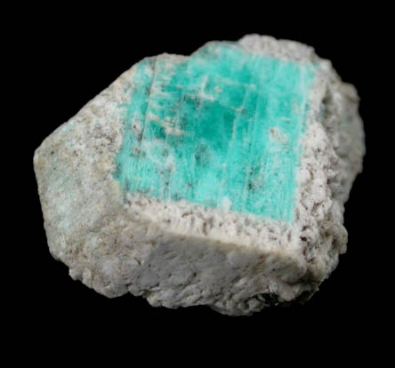 Microcline var. Amazonite from Black Cap Mountain, east of North Conway, Carroll County, New Hampshire