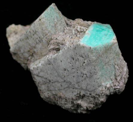 Microcline var. Amazonite from Black Cap Mountain, east of North Conway, Carroll County, New Hampshire