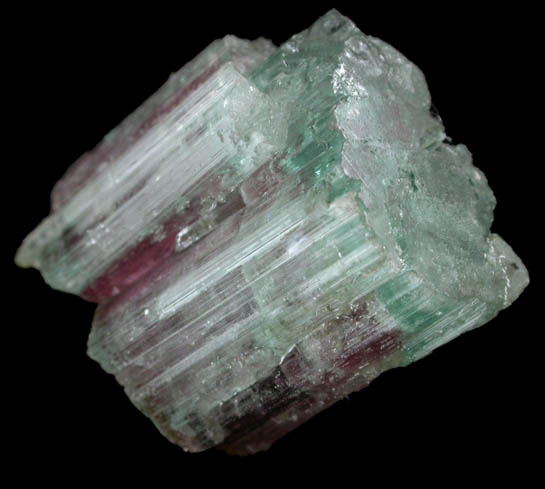 Elbaite var. Watermelon Tourmaline from Dunton Quarry, Plumbago Mountain, Hall's Ridge, Newry, Oxford County, Maine