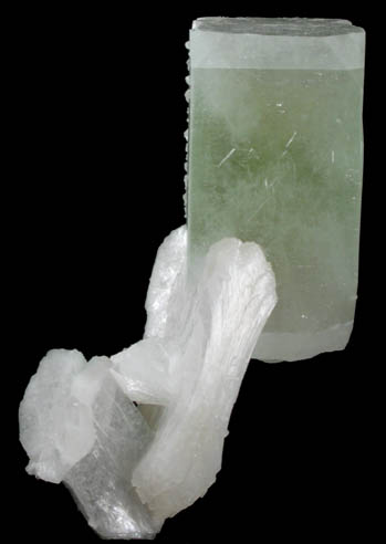 Apophyllite with Stilbite-Ca from Sinnar-Mahadari Quarry, Nashik District, Maharashtra, India