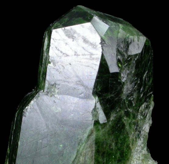 Diopside var. Chrome Diopside from Araua Pegmatite District, Minas Gerais, Brazil