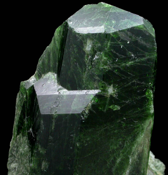 Diopside var. Chrome Diopside from Araua Pegmatite District, Minas Gerais, Brazil