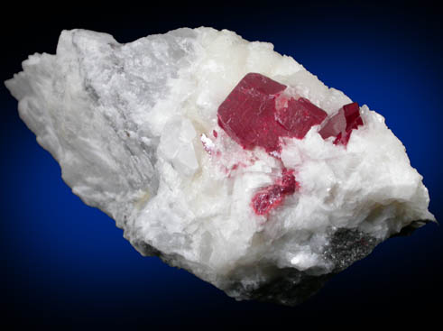 Cinnabar on Dolomite from Chatian Mine, Fenghuang, Hunan, China