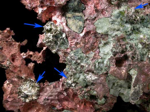 Silver and Copper from Caledonia Mine, Keweenaw Peninsula Copper District, Ontonagon County, Michigan