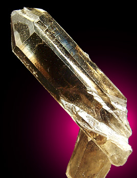 Quartz var. Smoky with phantom growth from Smoky Bear Claim, Lincoln County, New Mexico