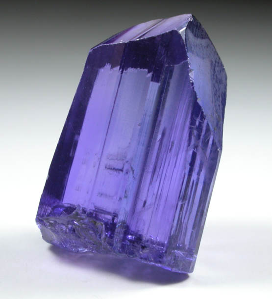 Zoisite, var. Tanzanite Crystal from Merelani Hills, western slope of Lelatama Mountains, Arusha Region, Tanzania (Type Locality for Tanzanite)