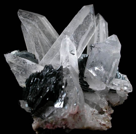 Hematite on Quartz from Jinlong, northeast of Guangzhou, Longchuan, Guangdong Province, China