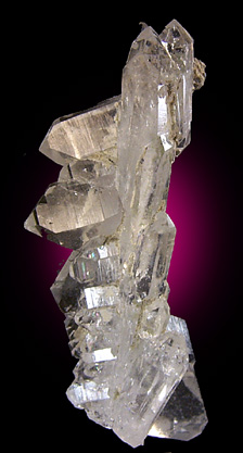 Quartz var. Faden-habit from Dera Ismail Khan District, Waziristan, Pakistan