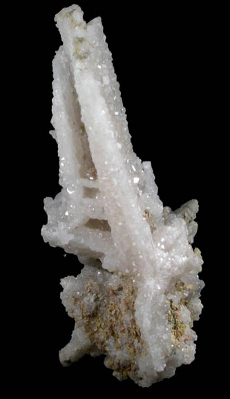 Anglesite on Cerussite from Broken Hill, New South Wales, Australia