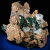 Cerussite, Malachite, Dolomite from Tsumeb Mine, Otavi-Bergland District, Oshikoto, Namibia