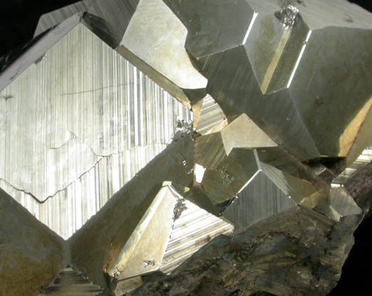 Pyrite from Huaron District, Cerro de Pasco Province, Pasco Department, Peru