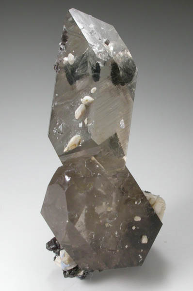 Quartz var. Smoky Quartz (distorted) from Minas Gerais, Brazil