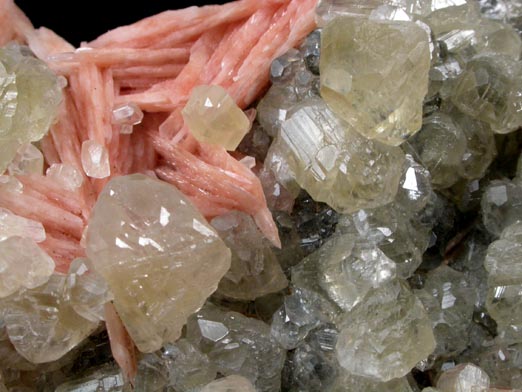 Cerussite and Barite from Mibladen, Haute Moulouya Basin, Zeida-Aouli-Mibladen belt, Midelt Province, Morocco