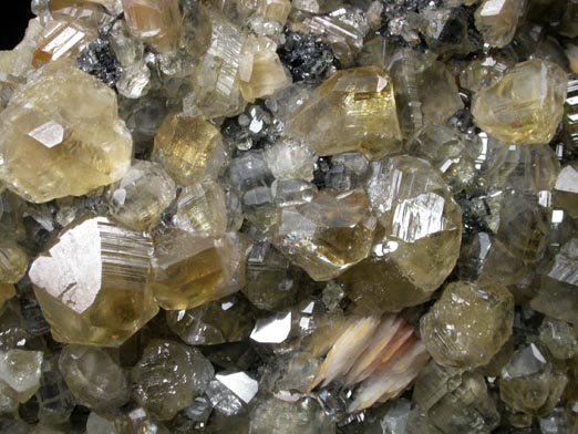 Cerussite and Barite from Mibladen, Haute Moulouya Basin, Zeida-Aouli-Mibladen belt, Midelt Province, Morocco