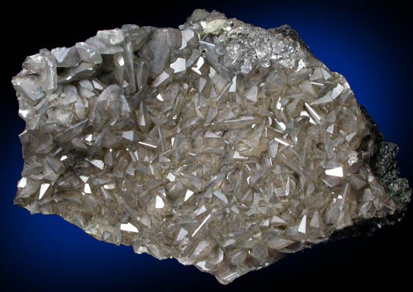 Anglesite on Galena from Touissit Mine, 21 km SSE of Oujda, Jerada Province, Oriental, Morocco