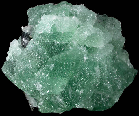 Fluorite with Quartz coating over Sphalerite from Samine Fluorite Mine, Djebel el Hammam, 44 km southwest of Meknes, Morocco