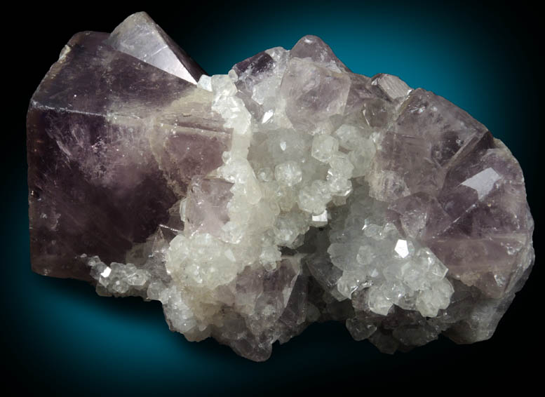 Fluorite with Calcite from Weardale, County Durham, England