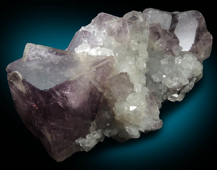 Fluorite with Calcite from Weardale, County Durham, England