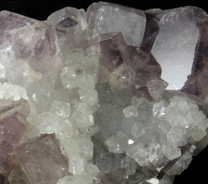 Fluorite with Calcite from Weardale, County Durham, England