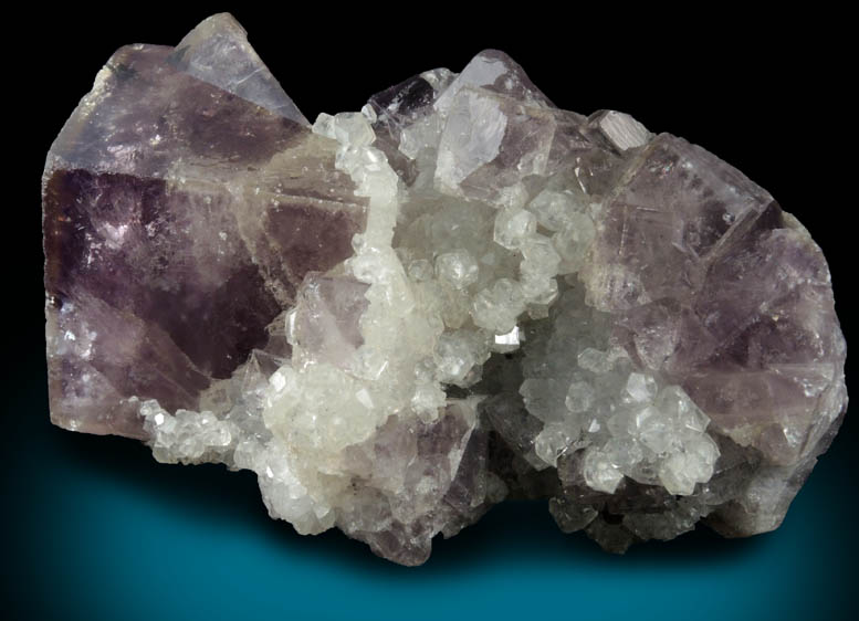 Fluorite with Calcite from Weardale, County Durham, England