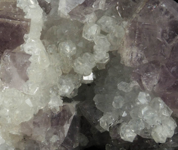 Fluorite with Calcite from Weardale, County Durham, England