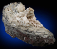 Stilbite epimorphs after Analcime and Natrolite from Dean Quarry, St. Keverne, Lizard Peninsula, Cornwall, England