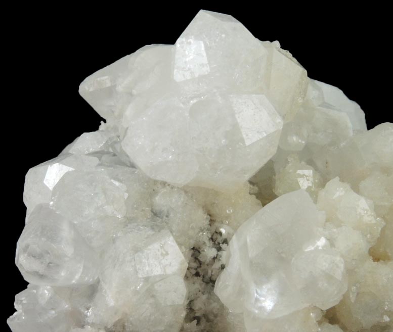 Analcime, Calcite, Natrolite from Lower New Street Quarry, Paterson, Passaic County, New Jersey