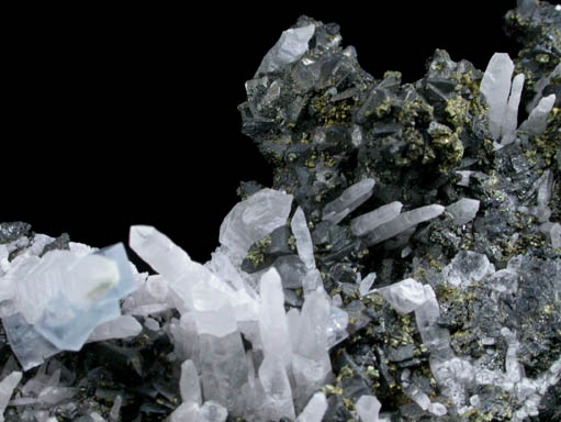 Quartz, Fluorite, Tetrahedrite, Chalcopyrite from Sweet Home Mine, Buckskin Gulch, Alma District, Park County, Colorado