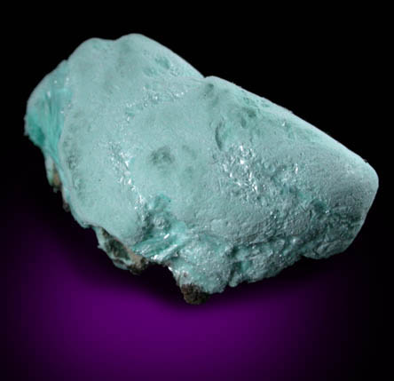 Chrysocolla pseudomorph (?) from Mineral Creek District, Pinal County, Arizona