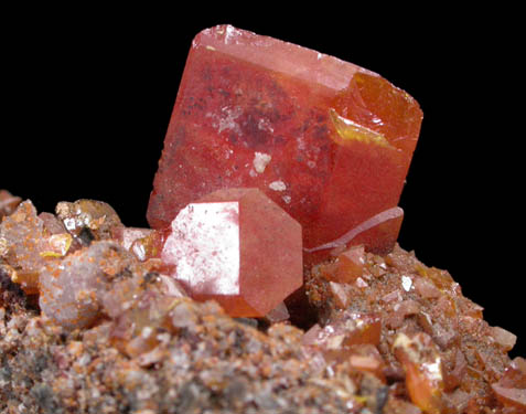 Wulfenite from Red Cloud Mine, Silver District, La Paz County, Arizona