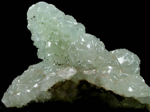 Prehnite pseudomorph after Anhydrite from Prospect Park Quarry, Prospect Park, Passaic County, New Jersey