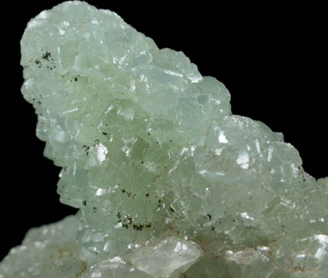 Prehnite pseudomorph after Anhydrite from Prospect Park Quarry, Prospect Park, Passaic County, New Jersey