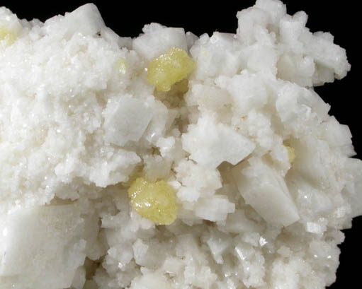 Dolomite with Mimetite from Tsumeb Mine, Otavi-Bergland District, Oshikoto, Namibia