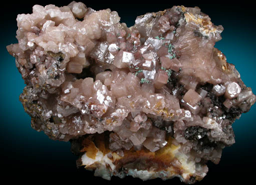 Pyromorphite with Native Copper from Bad Ems District, Rhineland-Palatinate, Germany